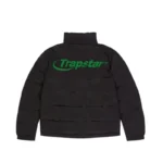 Branded Trapstar Black/Green Hyperdrive Bomber Jacket