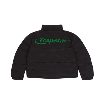 Branded Trapstar Black/Green Hyperdrive Bomber Jacket