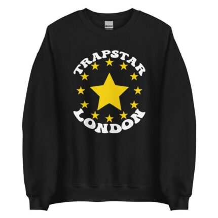 Trapstar Stars London Black Sweatshirt