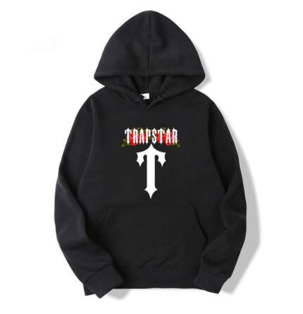 T-For Trapstar Flowers Black Hoodie