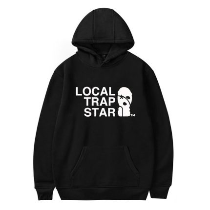 Local TrapStar Hoodie Black