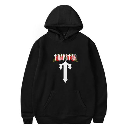 T-For Trapstar Flowers Black Hoodie